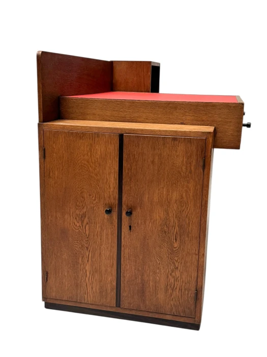 Art Deco Modernist Desk by P.E.L. Izeren for De Genneper Molen, 1920s 1